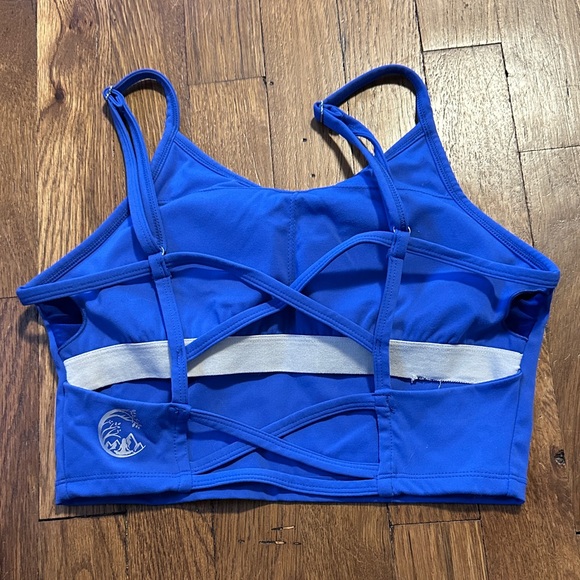 Soul Fire Apparel Co Blue Strappy Back Sports Bra - Small - Picture 5 of 9